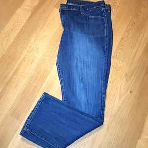 Old Navy Diva Blue Straight Leg Jeans Classic Style